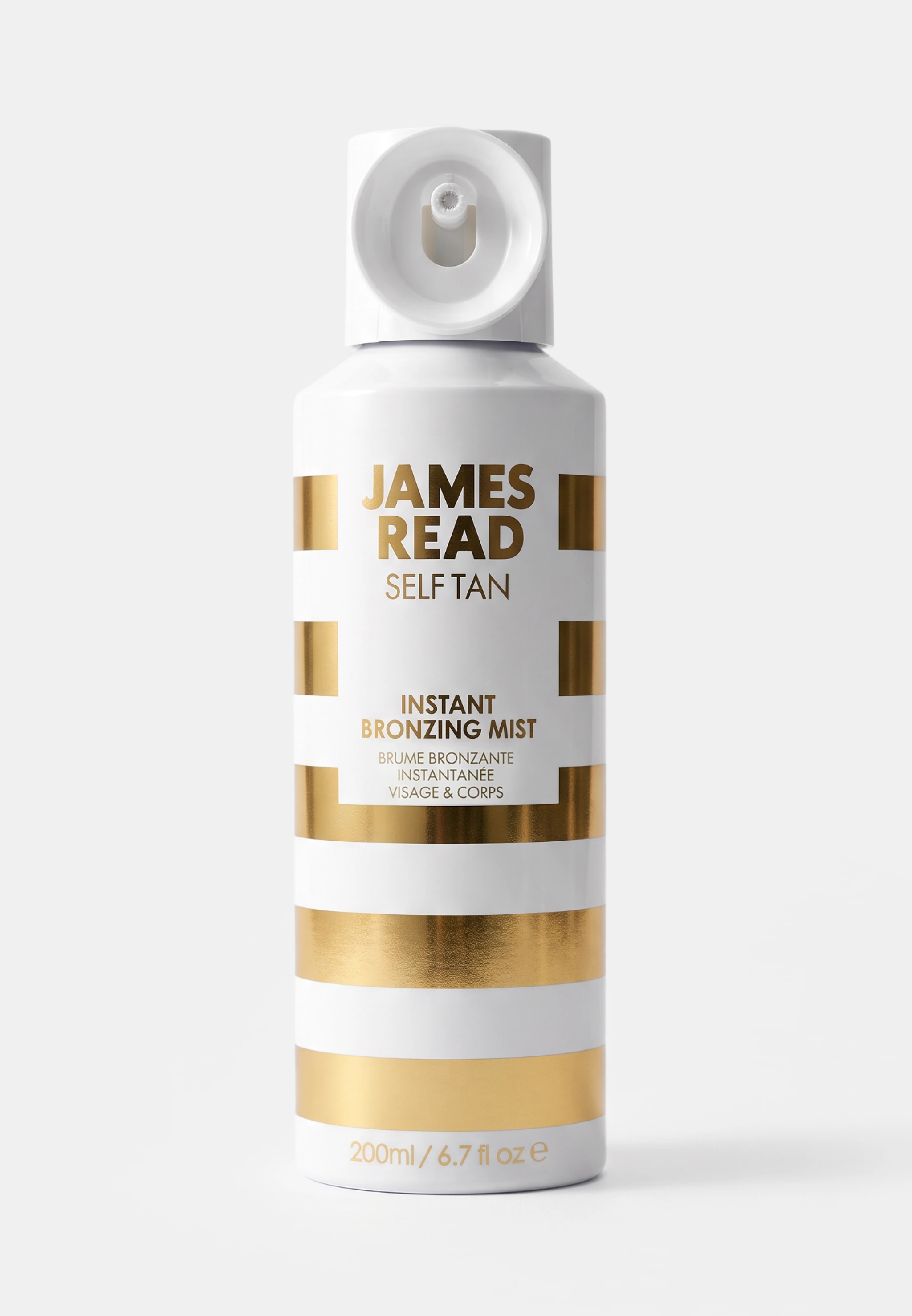 James Read Instant Bronzing Mist — оригинальная упаковка на светлом фоне